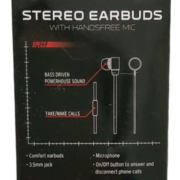 San Francisco 49ers NFL Stereo Earbuds With Microphone | NWT | Red Gold Black - Picture 4 of 5